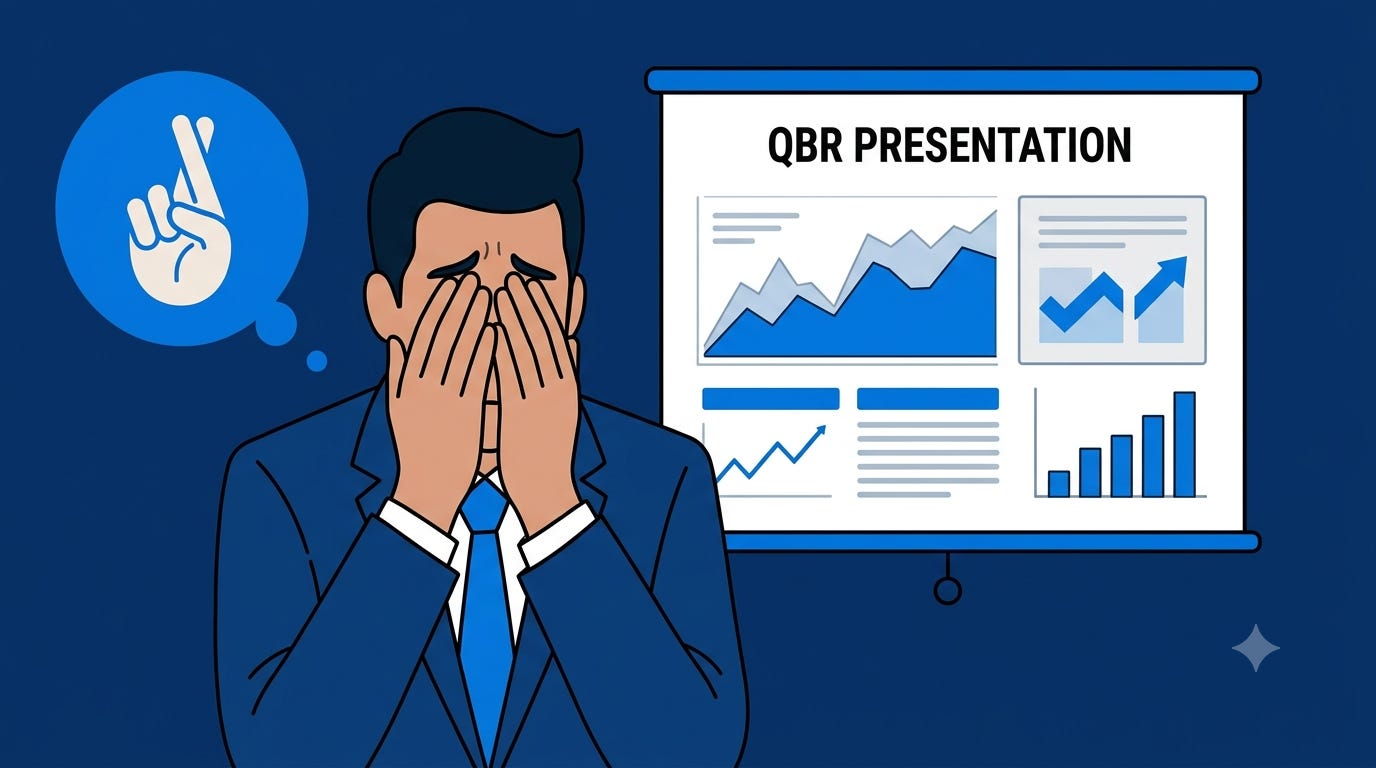 Stop Preparing for Quarterly Business Reviews (QBRs) with Fingers Crossed